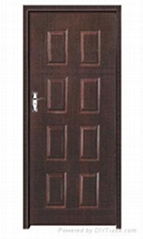 PVC coated metal door