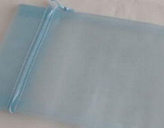 100 *white organza pouch