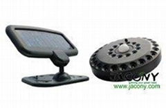 Solar sensor security light