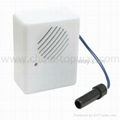 Sound module with motion sensor 1