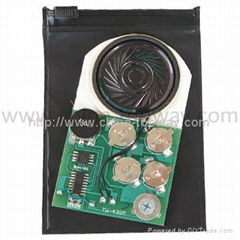 Waterproof sound module with volume control