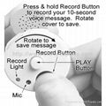 Round voice recording module for plush toy 2