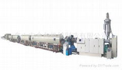 Large diameter PE pipe extrusion line