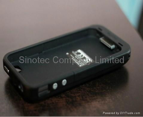 	 Mophie Juice Pack Plus for iPhone 4 4S Battery Case 2000 mAh 1500 mAh NIB  3