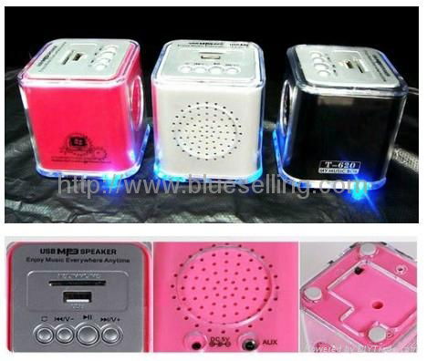 Mini USB Sound Speaker with LED for Nokia/Sony Ericsson/MP3/MP4 4