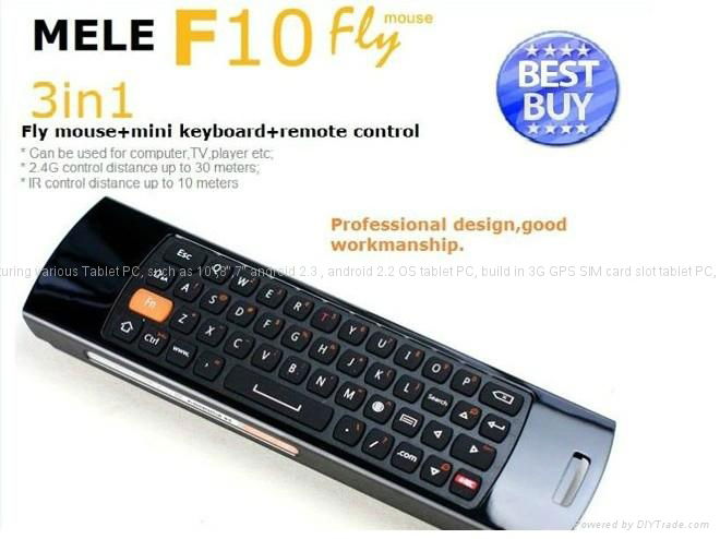 Mele F10 Flying Mouse Air Mouse And Keyboard Remote Controller