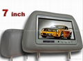 7 inch car headrest TFT LCD monitor IR  1