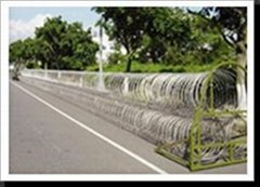 Razor Wire Mobile Security Barrier