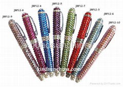 Jeweled ball pen 