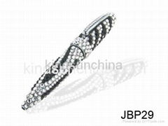 Jeweled ball pen