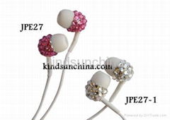 Jeweled earphone