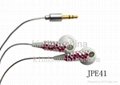 Jeweled earphone
