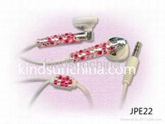 Jeweled earphone