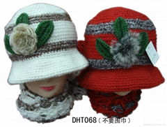 HAND WOVEN HAT AND SCARF