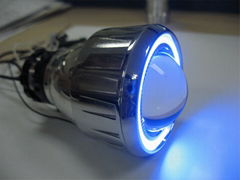 HID Bi-xenon projector lens light(with angel eyes)