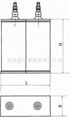 高压复合交流电容器