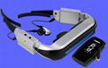 80" Wireless 3D Eyeware Video Glasses