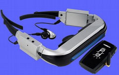 80" Wireless 3D Eyeware Video Glasses