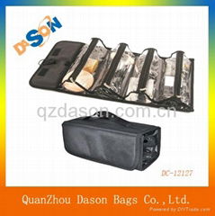 Makeup bag organizer