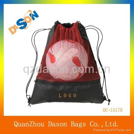 Mesh soccer bag