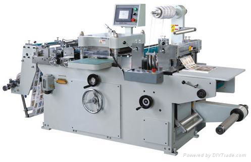 MQ-320 Full-Automatic Roll-Roll Continuous Adhesive Label Die Cutting Machine