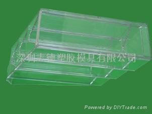 transparent display rack plastic mould