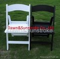 resin, wood folding chairs 5