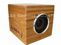 Bamboo Sound Box Speaker for MP3/Mp4/IPOD/Iphone/PC 1