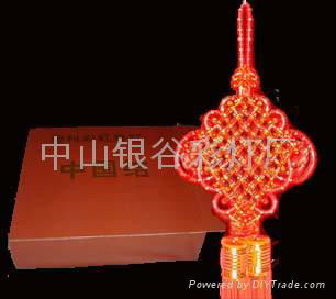 传统中国结灯