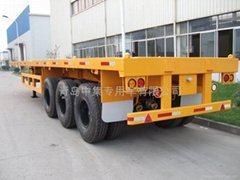 40' flatbed trailer with tri-axle