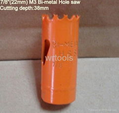 M3 Bi metal hole saws