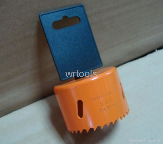 Plastic hang tag Hole Saw 4