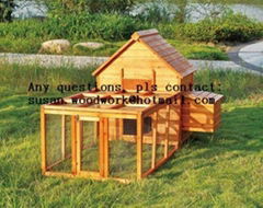 Wooden chicken house