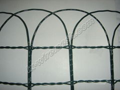 pvc coated garden fence