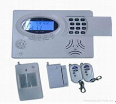 Wireless GSM/ PTSN Alarm System with 7
