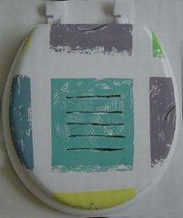 soft toilet seat with printing