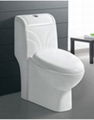 ceramics one-piece siphonic toilet 1