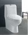 ceramics one-piece siphonic toilet 3