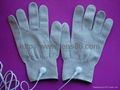 massage gloves,silver fiber conductive
