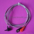 tens electrodes wires,ecg electrodes lines,TENS/EMS lead wire 4