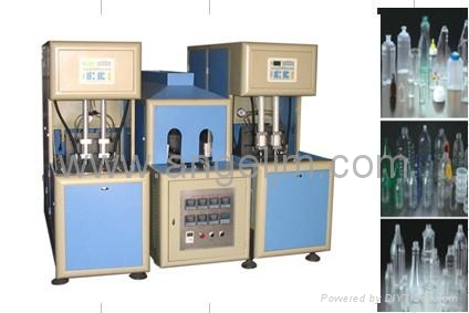 Sell Semi auto PET bottle molding machine and manual preform feeding