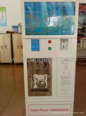 Pure water vending machine Reverse osmosis type Made with stell 4