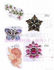 Universal flower beads flower / bead comb