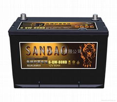 Maintenance-free Car Battery 6-QW-80