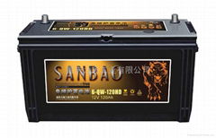 Maintenance-free Car Battery 6-QW-120HD