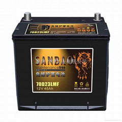 Maintenance-free Car Battery 70D23LMF