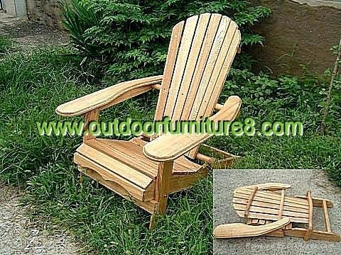 chinese oak adirondack chair 1