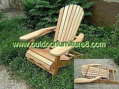 chinese oak adirondack chair