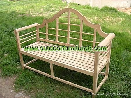 park bench(oak teak wood)