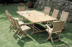 Garden furniture( oak table sets )